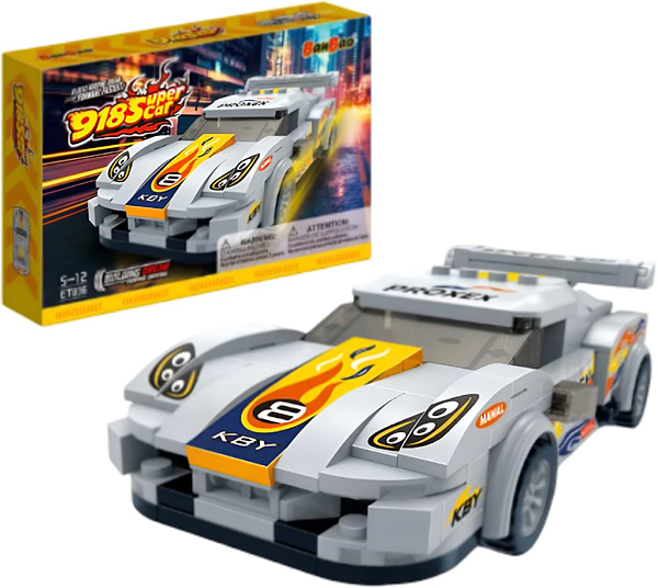 Фото - Пластиковый конструктор Banbao Скоростные гонки (248 эл.) Супер авто (ET836)