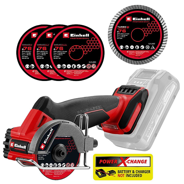 Фото - Пила дисковая Einhell Professional TP-CO 18/76-C Li BL - Solo (4432000)