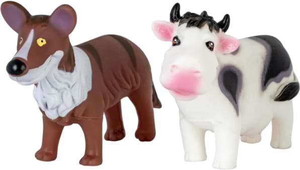 Игрушка для ванной Baby Team Животные фермы 2 шт. (8756_набір з коровою)