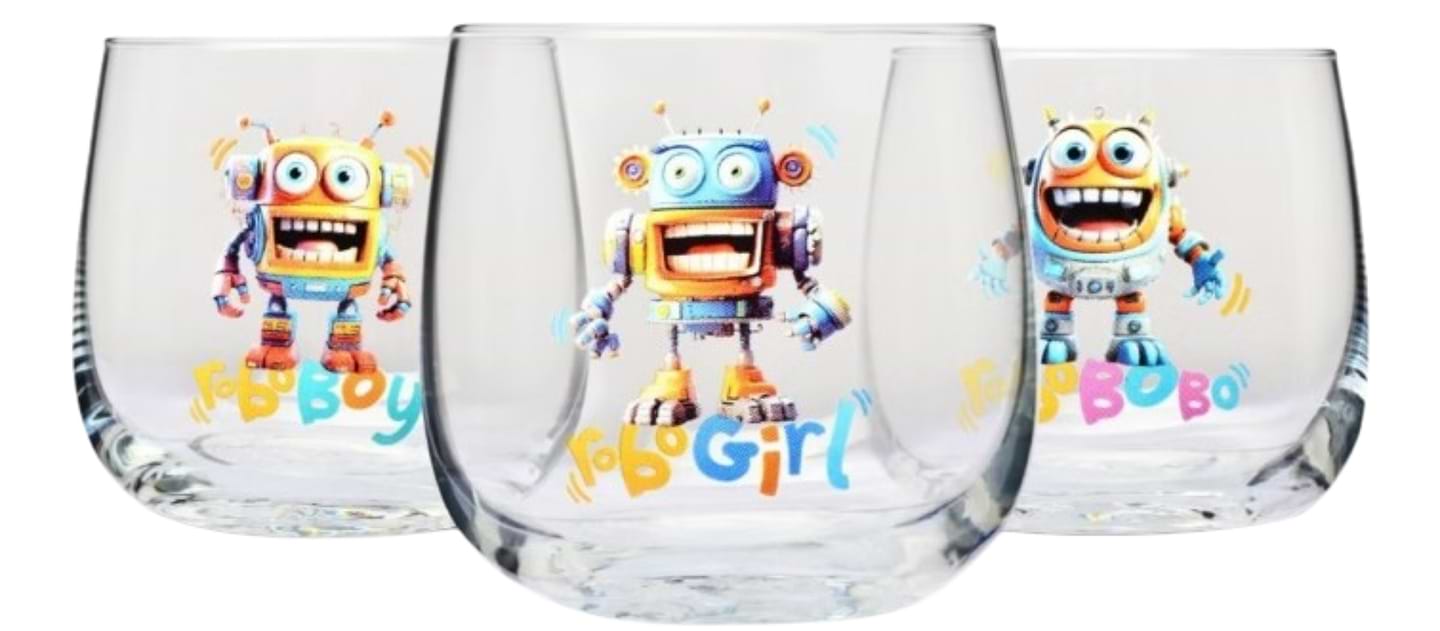 Набір склянок Krosno Robots 250 мл 3 шт (952222)