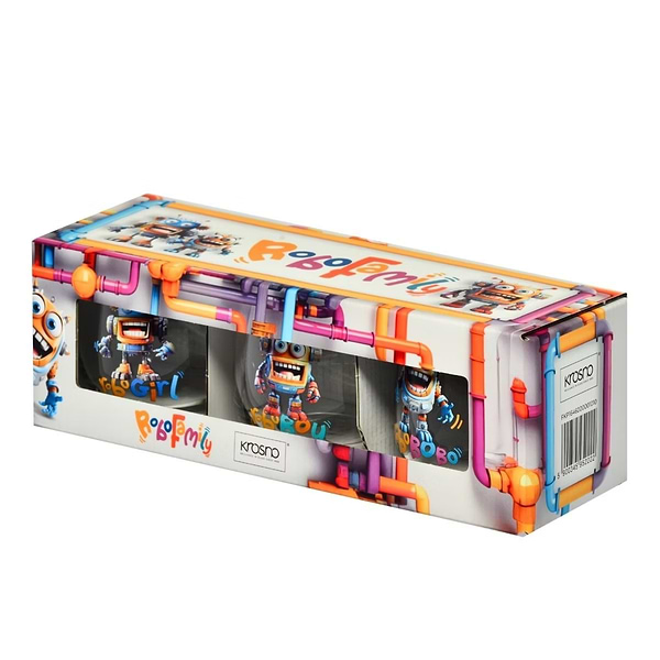 Фото - Набор стаканов Krosno Robots 250 мл 3 шт (952222)