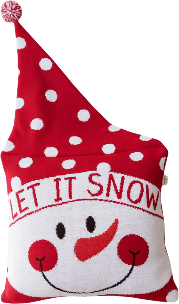 Фото - Наволочка Прованс Снеговик в колпаке 45х45 см (042332) Фото - Наволочка Прованс Снеговик в колпаке 45х45 см (042332)