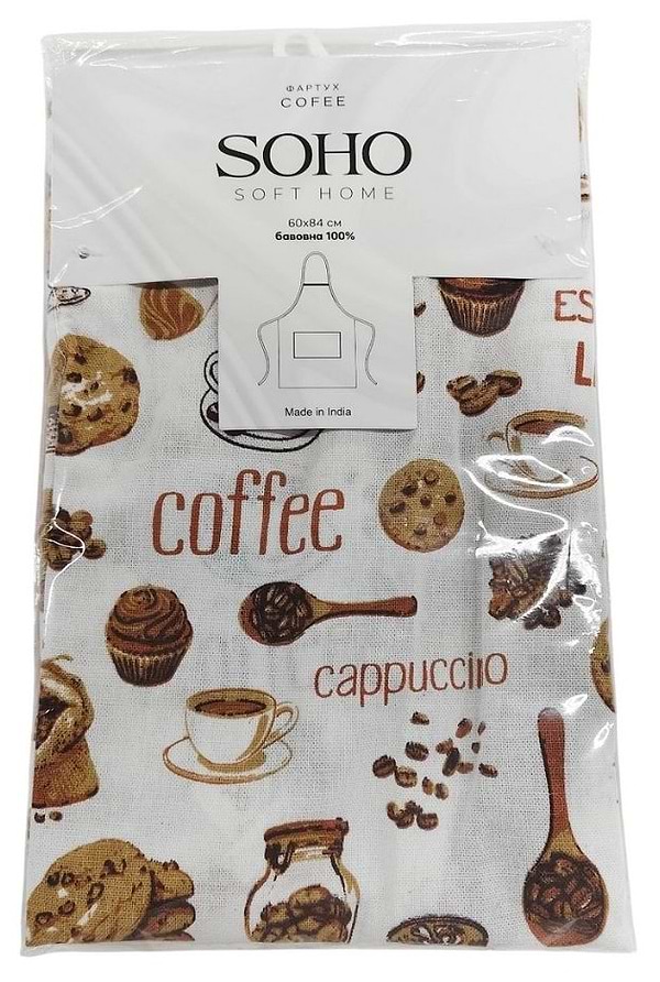 Фото - Фартук SOHO 60х84 см Cofee (BS 54420)
