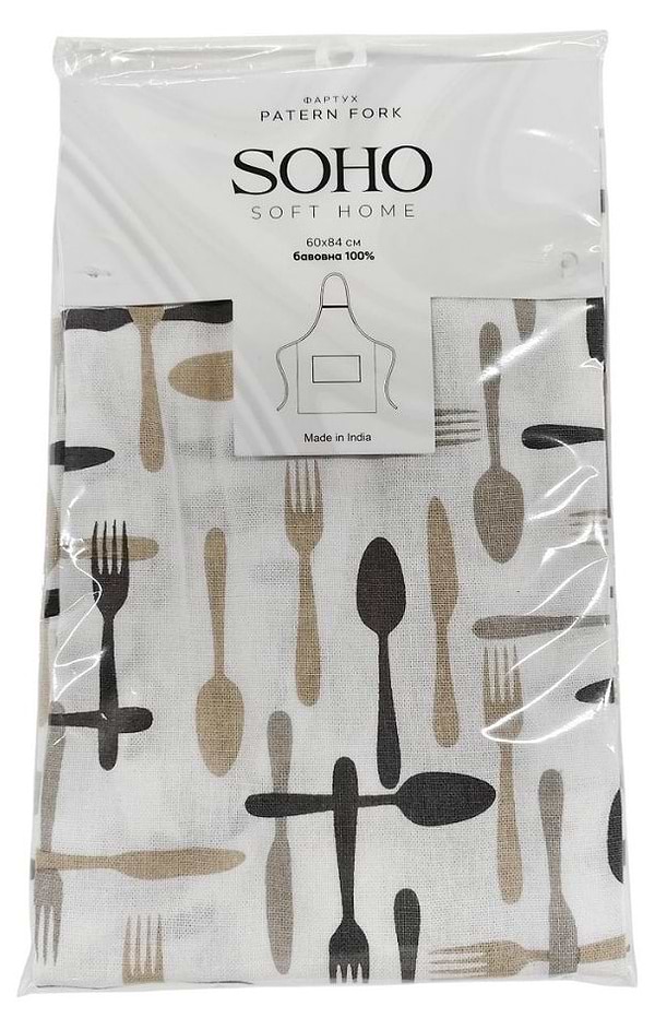 Фото - Фартук SOHO 60х84 см Patern Fork (BS 54419)