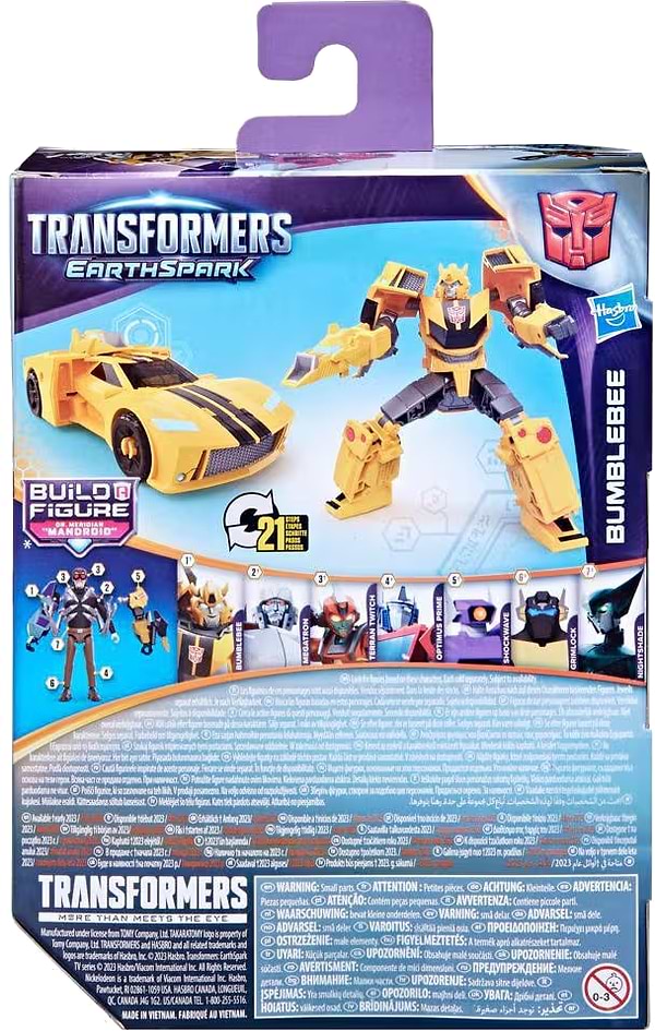 Фото - Машинка-трансформер Hasbro Терран Делюкс серии Трансформеры: Новая искра TRA EARTHSPARK DELUXE BUMBLEBEE (F6231_F6732)
