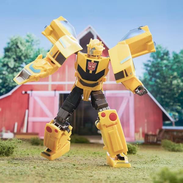 Фото - Машинка-трансформер Hasbro Терран Делюкс серии Трансформеры: Новая искра TRA EARTHSPARK DELUXE BUMBLEBEE (F6231_F6732)