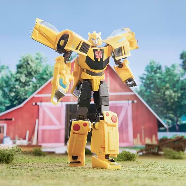Фото - Машинка-трансформер Hasbro Терран Делюкс серии Трансформеры: Новая искра TRA EARTHSPARK DELUXE BUMBLEBEE (F6231_F6732)