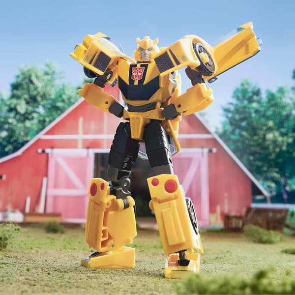 Фото - Машинка-трансформер Hasbro Терран Делюкс серии Трансформеры: Новая искра TRA EARTHSPARK DELUXE BUMBLEBEE (F6231_F6732)