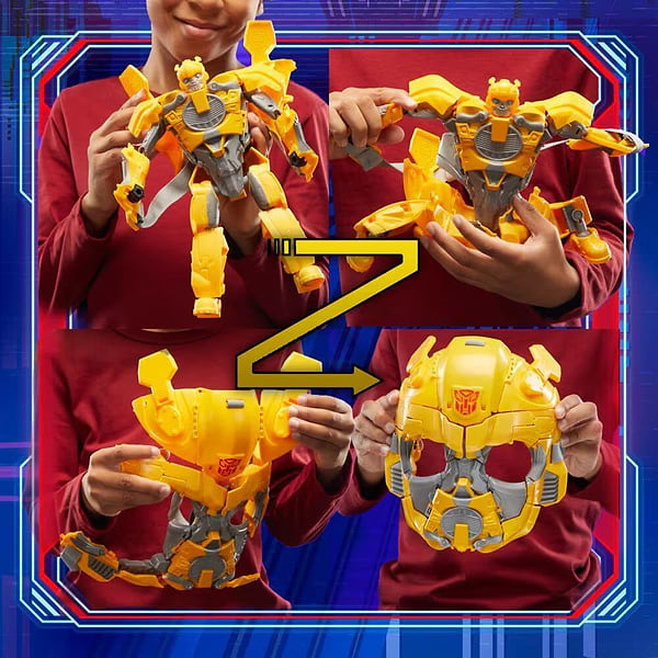 Фото - Маска карнавальна Hasbro трансформер Бамблбі Трансформери: Нове покоління (F9181)