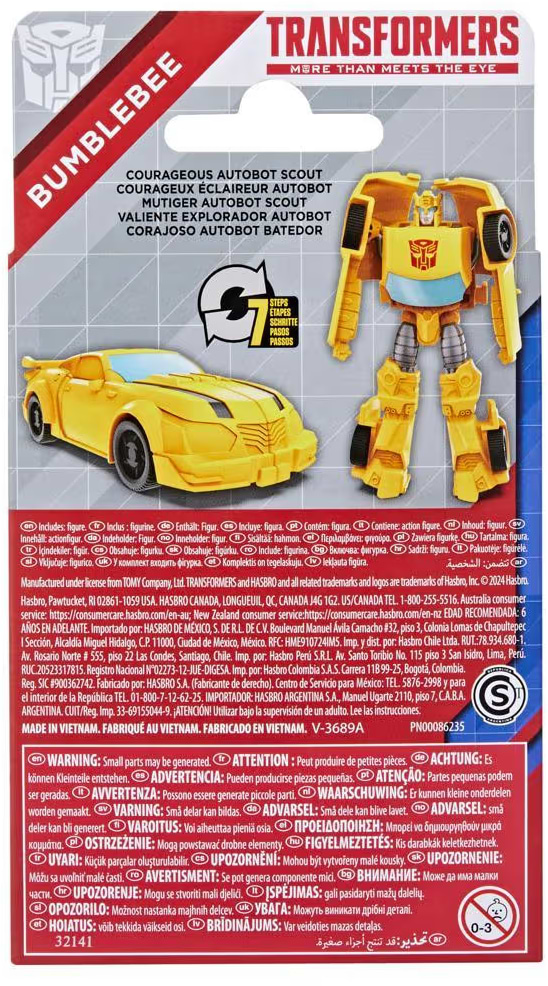 Фото - Машинка-трансформер Hasbro серії Трансформери Bumblebee (F8581_F8586)
