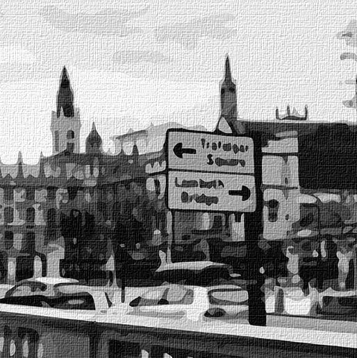 Фото - Картина за номерами Ideyka "Дзвінок із Лондона" 40х50 см (KHO3619)