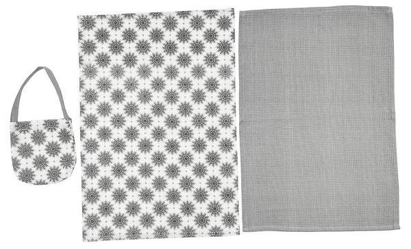 Фото - Набор полотенец SOHO 40х60 см Snow Grey сумка 2 шт. (BS 72055C)