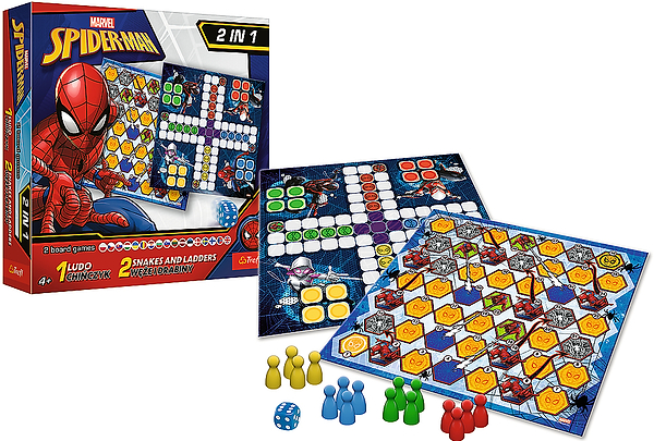 Фото - Настільна гра (3-4 роки) Trefl 2в1 Людина-павук (24197)