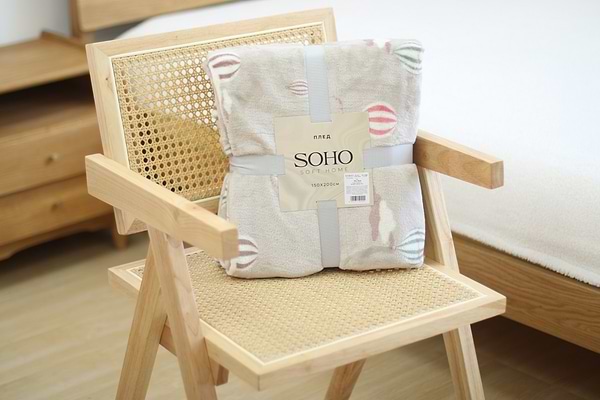 Фото - Плед полуторний SOHO 150х200 см Baby Beige
