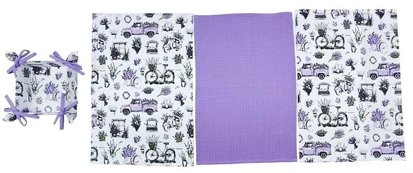 Фото - Набір рушників SOHO 40х60 см Lavander хліб. 3 шт. (BS 60012H)