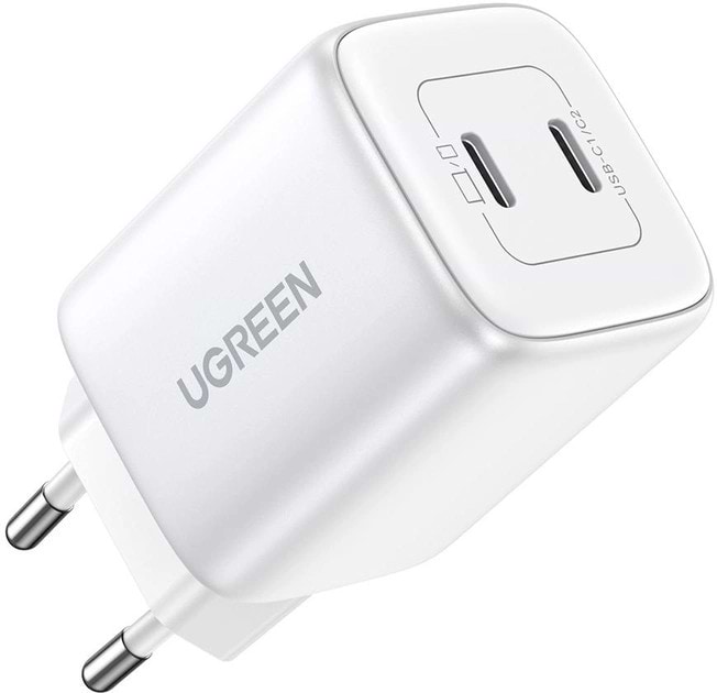 Мережевий зарядний пристрій UGREEN CD294 Nexode 45W Charger White (15327) - Фото 1
