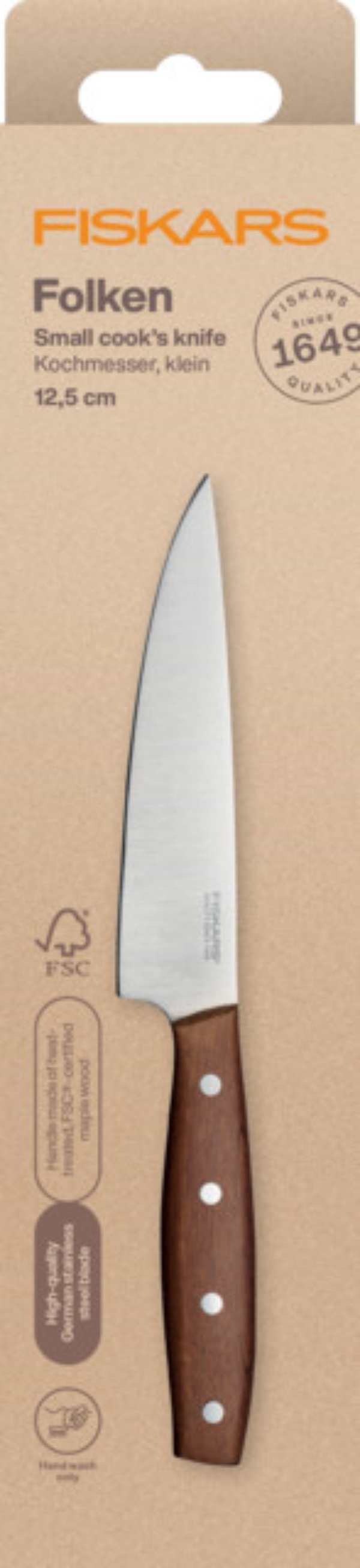 Фото - Ніж кухонний Fiskars 12 см (1075693)