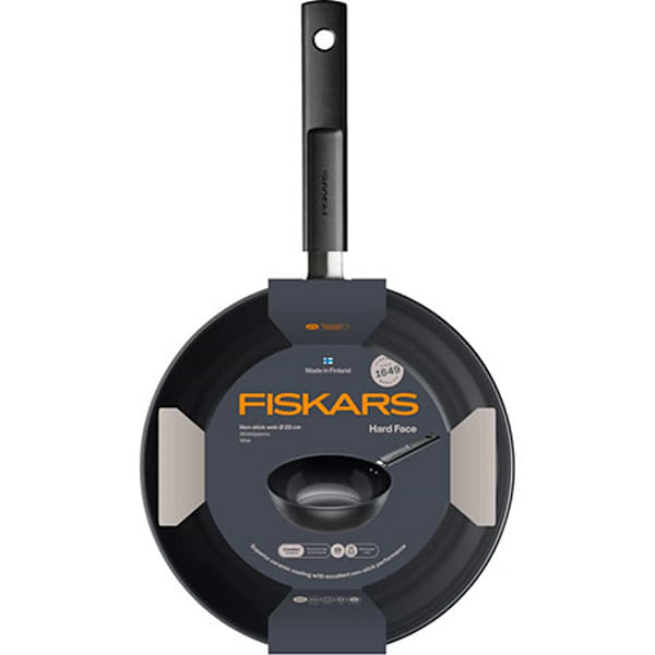 Фото - Сковорода ВОК Fiskars Hard Face 28 см  (1075523)