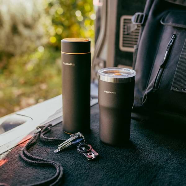 Фото - Термос Fiskars On-the-go 0.5 л чорний (1078699)