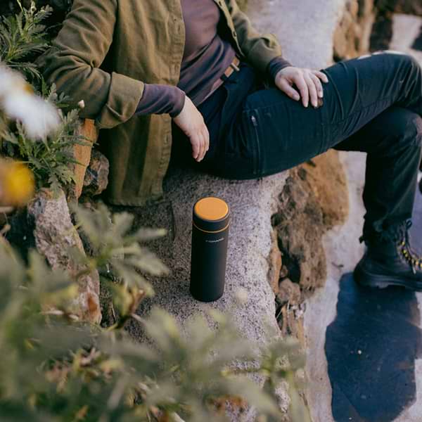 Фото - Термос Fiskars On-the-go 0.5 л чорний (1078699)