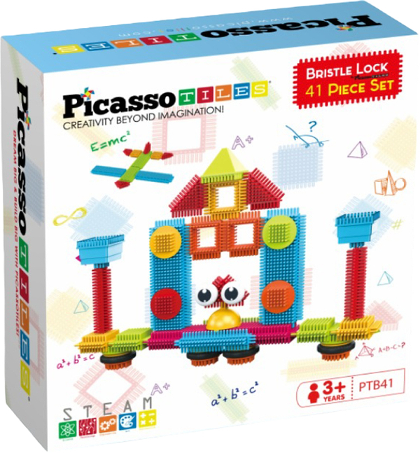 Фото - Пластиковый конструктор Picasso Tiles HEDGEHOG BUILDING BLOCKS SET 41 деталь (27384)