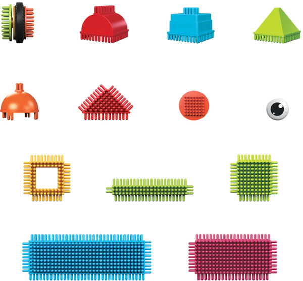 Фото - Пластиковый конструктор Picasso Tiles HEDGEHOG BUILDING BLOCKS SET 41 деталь (27384)