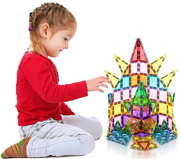 Фото - Магнітний конструктор Picasso Tiles MINI DIAMOND SERIES SET 100 деталей (22327)