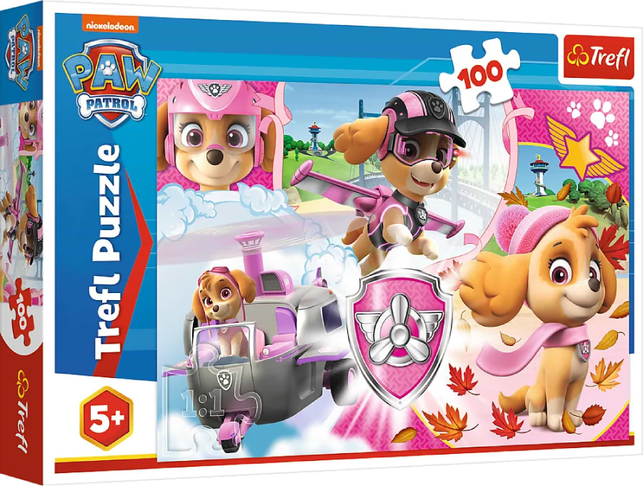Пазлы (5-7 лет) Trefl Paw Patrol Скай в действии 100 эл. (63681)