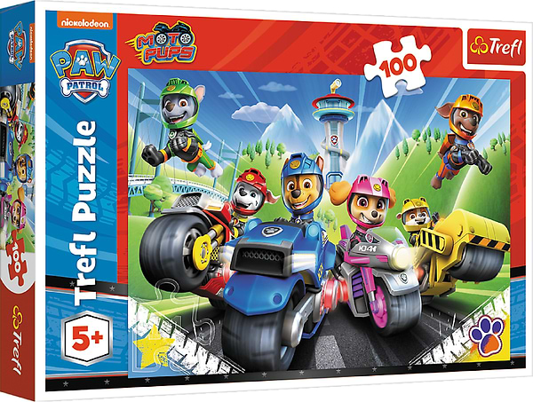 Фото - Пазлы (5-7 лет) Trefl Paw Patrol Щенячий патруль на мотоциклах 100 эл. (64305)