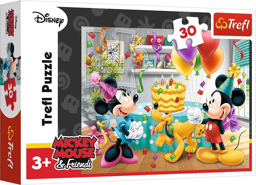 Пазлы (3-4 года) Trefl Mickey&friends Именинный торт 30 эл. (82118)