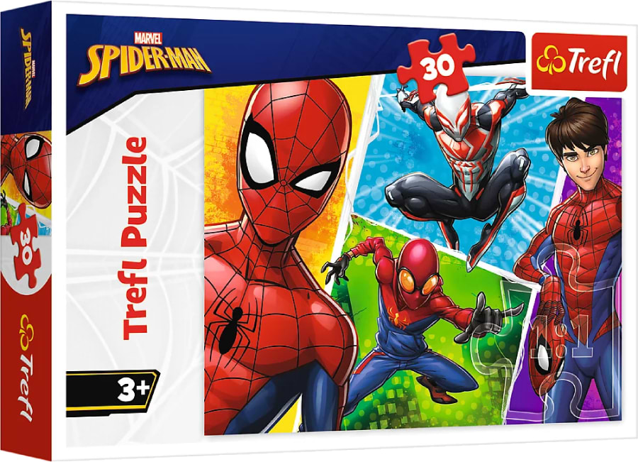 Пазли (3-4 роки) Trefl Spiderman Людина-павук і Мігель 30 ел. (82422)