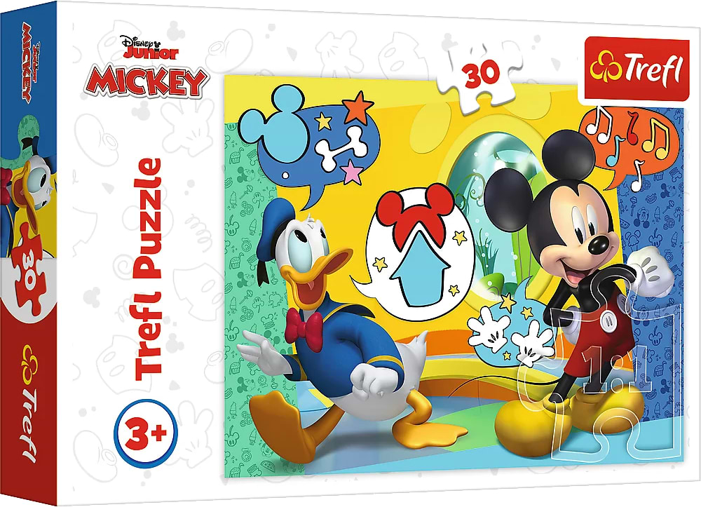 Пазли (3-4 роки) Trefl Mickey&friends Міккі Маус і веселий будинок 30 ел. (82897)