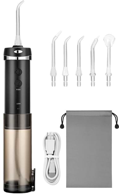 Іригатор H2OFloss HF- 10 Mini Black - Фото 1