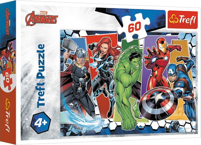Пазли (3-4 роки) Trefl The Avengers Месники Непереможні 60 ел. (73574)