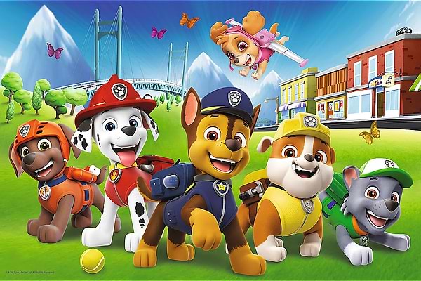 Фото - Пазли (3-4 роки) Trefl Paw Patrol Щенячий патруль на траві 60 ел. (73758)