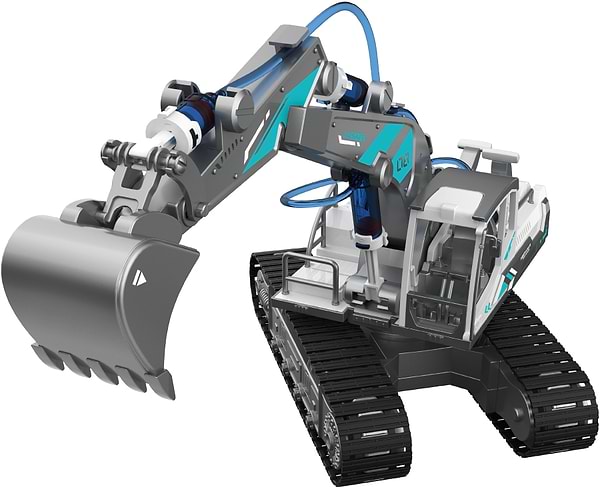 Фото - Пластиковый конструктор STEAM гидравлический экскаватор на 130 деталей (71601)