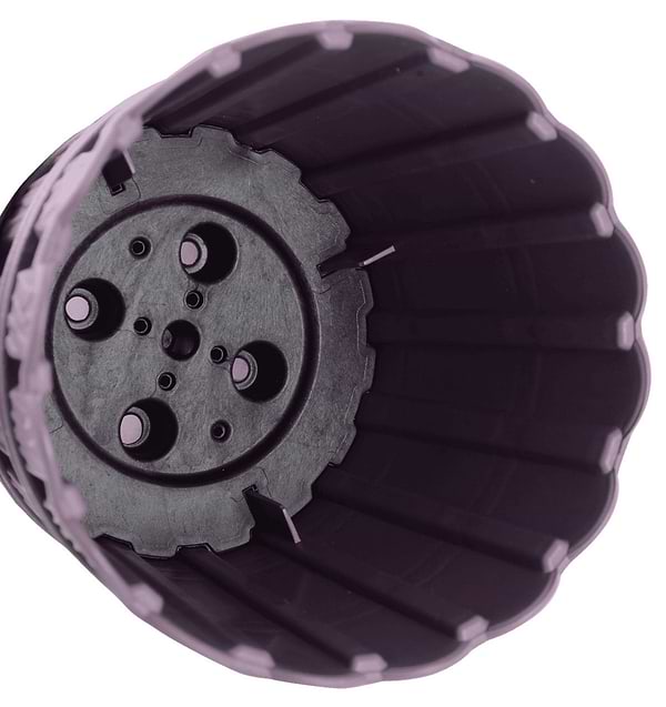 Фото - Вазон VIOLET HOUSE 1052 BAMBOO PLUM с дренажом 0.6 л