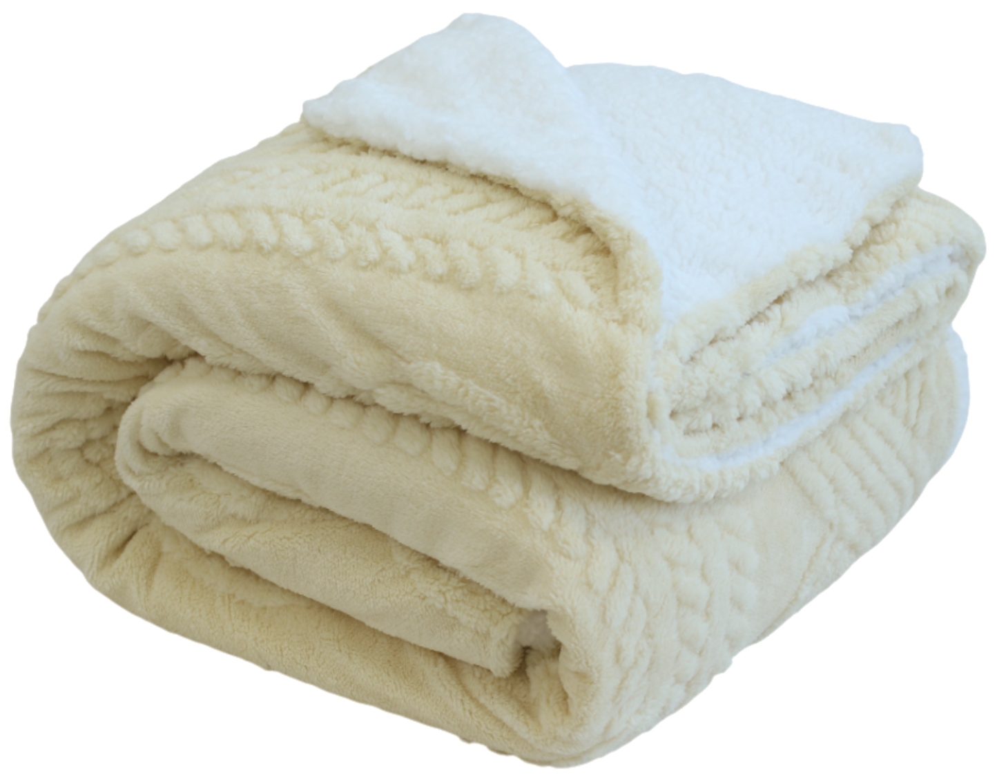 Плед євро SOHO 200х220 см Colos Ivory - Фото 1