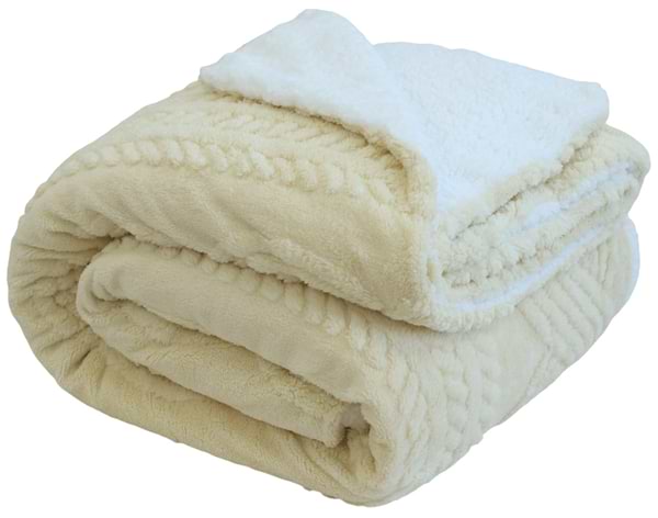 Фото - Плед євро SOHO 200х220 см Colos Ivory