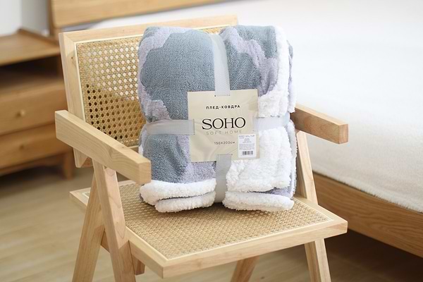 Фото - Плед полуторный SOHO 150х200 см Gental Blue