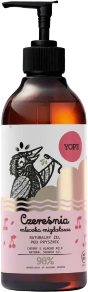 Фото - Гель для душу Yope Shower Gel CHERRY & ALMOND MILK 400 мл (5903760209407)