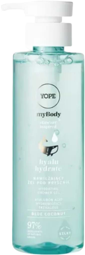 Гель для душа Yope myBODY HYALU HYDRATE BLUE COCONUT 300 мл (5906817700308)