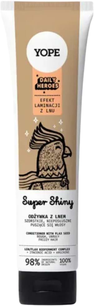 Бальзам для волос Yope DAILY HEROES SUPER SHINY CONDITIONER WITH LINEN 170 мл (5903760208233)