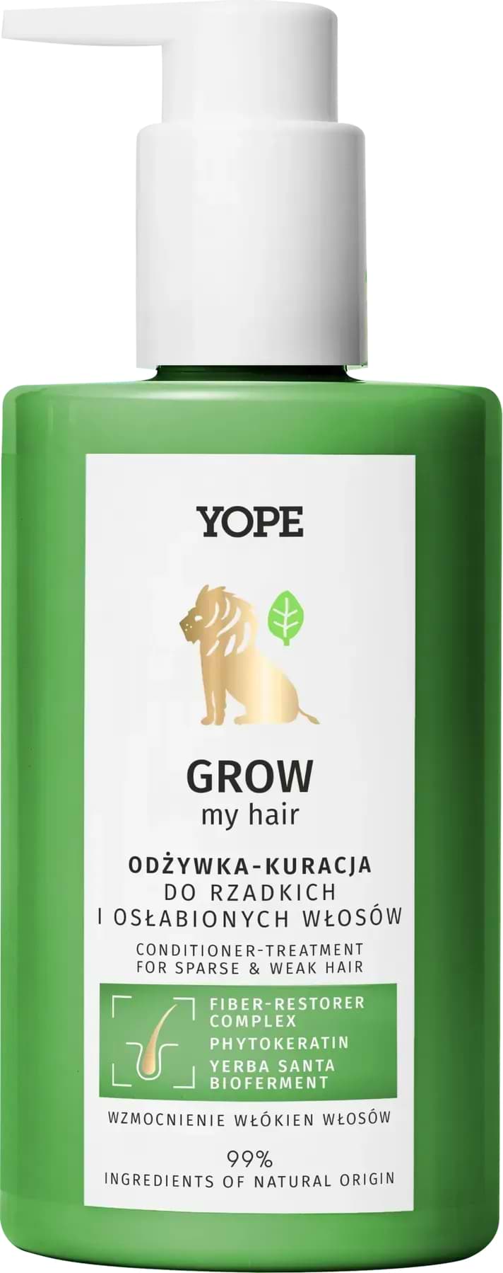 Бальзам для волос Yope GROW MY HAIR Conditioner-Treatment for Sparse&Weak Hair 300 мл (5903760208158)