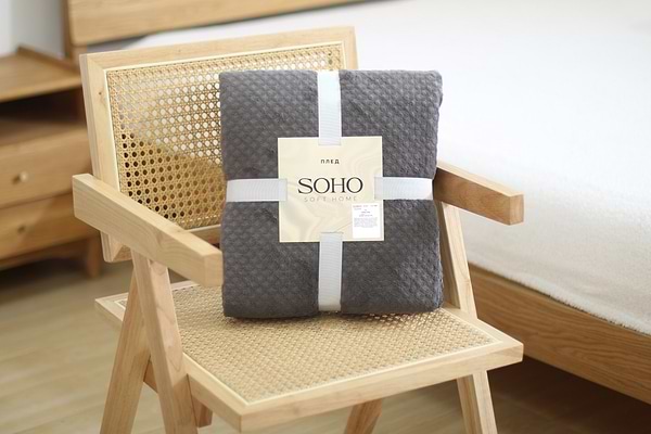 Фото - Плед евро SOHO 200х220 см Tracery Gray