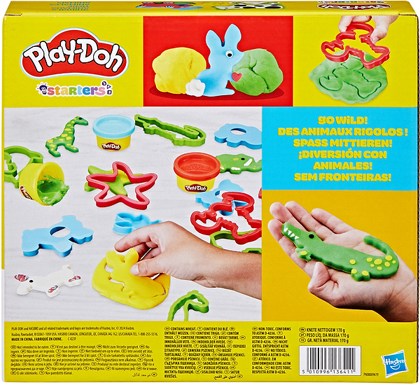 Фото - Набори для ліплення Hasbro Основи E8535 Play-Doh FUNDAMENTALS ANIMALS (E8530_E8535)