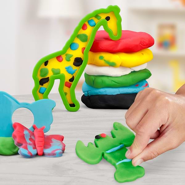 Фото - Набори для ліплення Hasbro Основи E8535 Play-Doh FUNDAMENTALS ANIMALS (E8530_E8535)