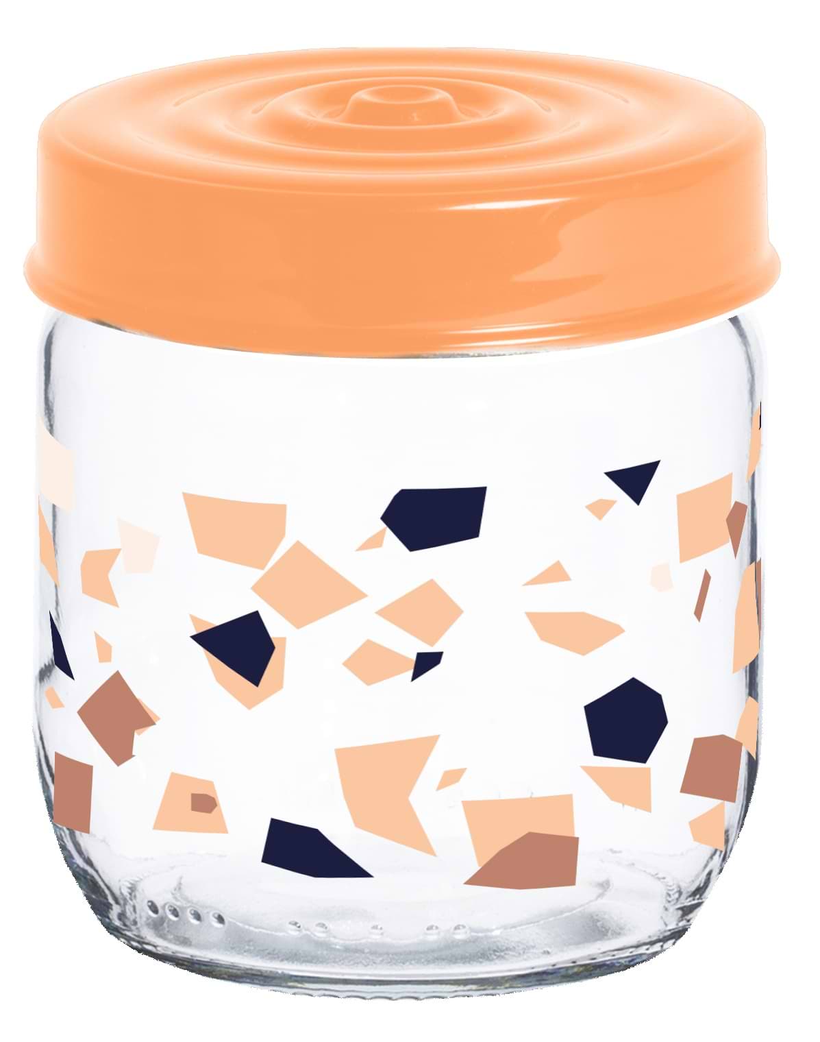 Ємність для сипучих Herevin Black and Gold 0.425 л (171341-158) - Фото 1