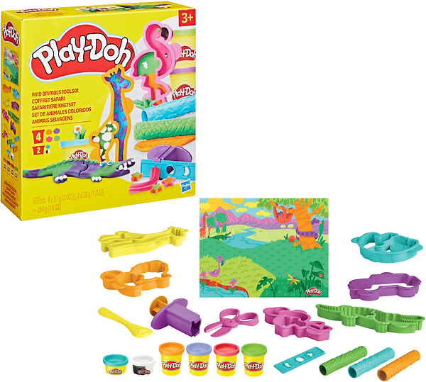 Фото - Наборы для лепки Hasbro Сафари (F7213)