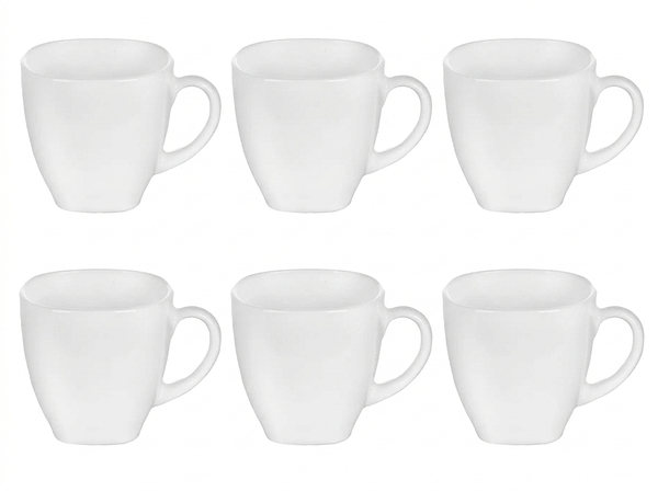 Фото - Чашка Luminarc CARINE WHITE 6х220 мл (V8845) Фото - Чашка Luminarc CARINE WHITE 6х220 мл (V8845)